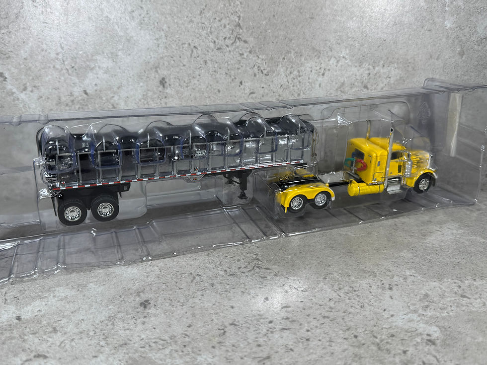 Thumbnail: 1/64 Peterbilt 379 w/ East End Dump Yellow/Chrome
