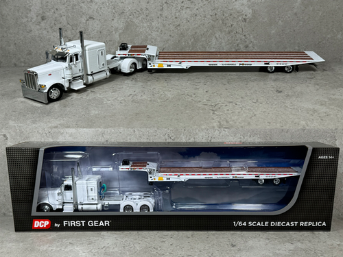 1/64 Peterbilt 389 w/ Landoll 440B-50CA Traveling Axle Trailer