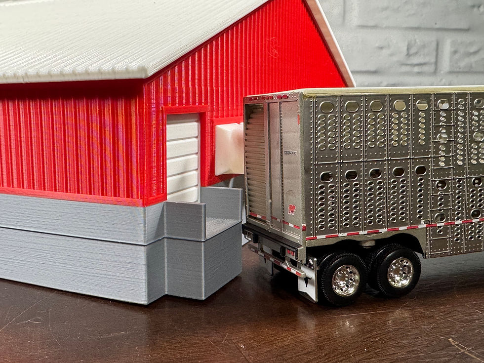 Thumbnail: 1/64 Hog Confinement Building Red/White