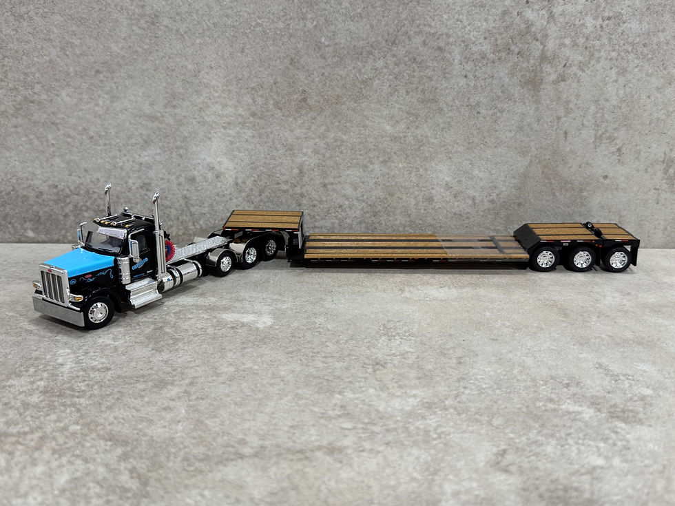 Thumbnail: 1/64 Peterbilt 589 w/ Fontaine Renegade Lowboy Cappello Transport