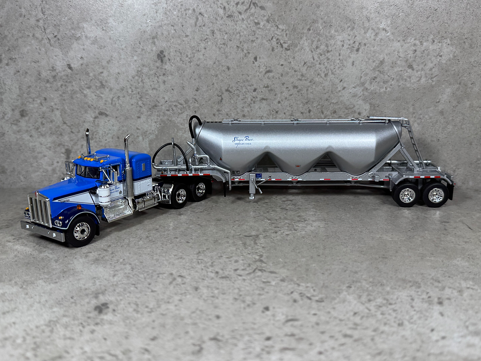 Thumbnail: 1/64 Kenworth W900A w/ Heil Pneumatic Trailer Shupe Brothers Trucking
