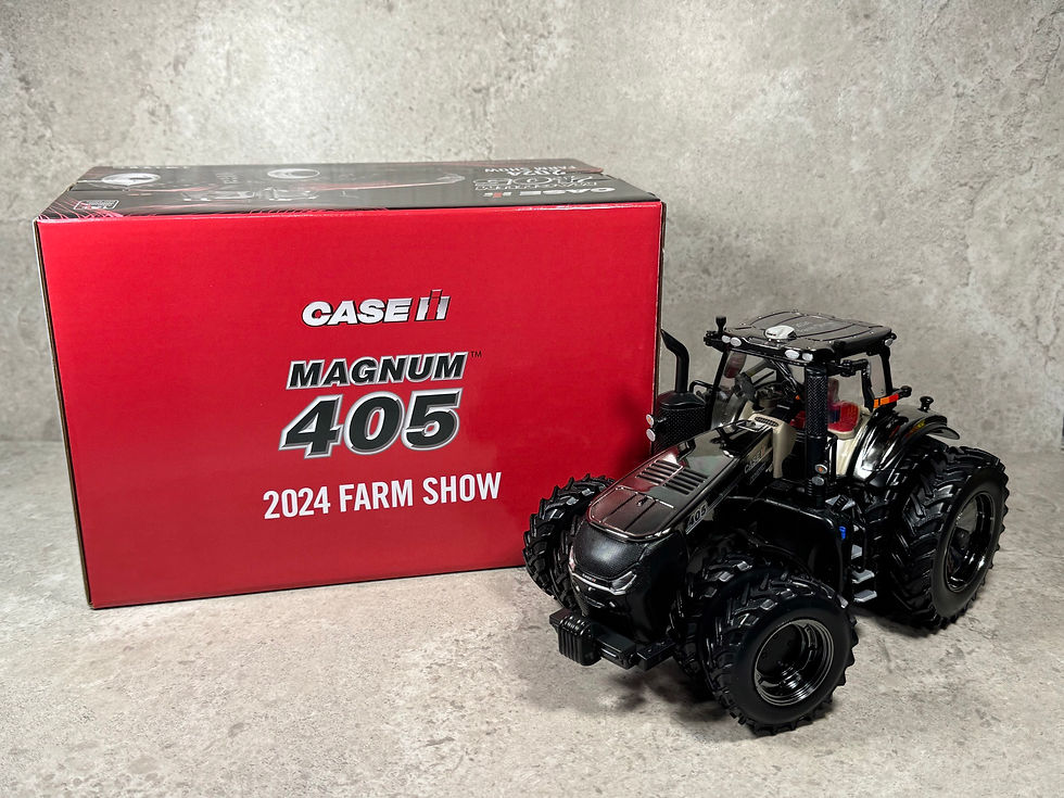 Thumbnail: 1/32 Case IH Magnum 405 2024 Farm Show Charcoal Chrome Chase Unit