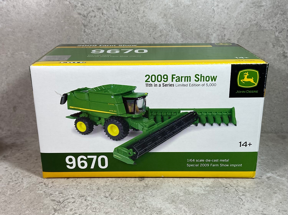 Thumbnail: 1/64 John Deere 9670/9770 Combine 2009 Farm Show