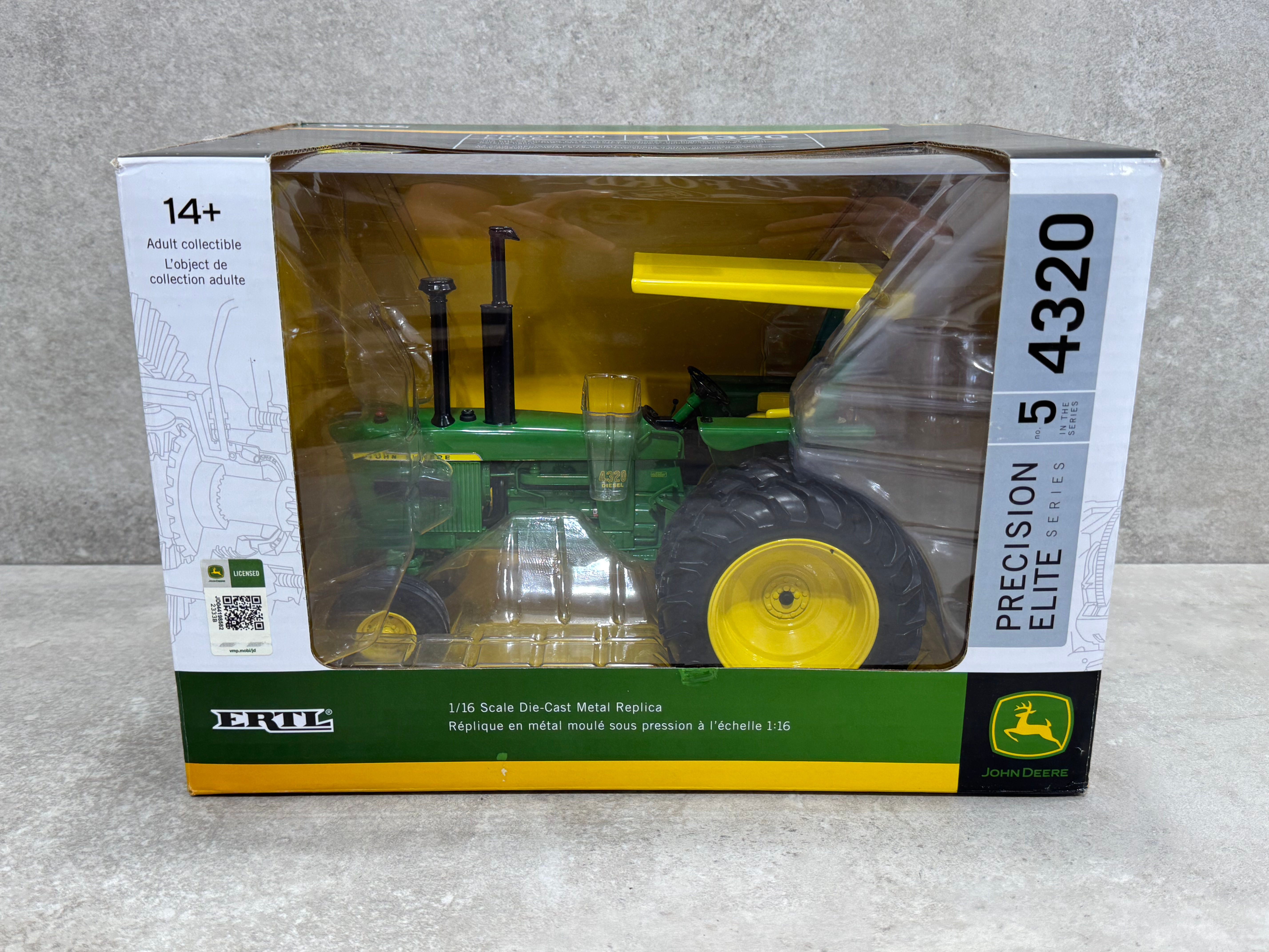 1/16 John Deere 4320 w/ Duals & Canopy Precision Elite