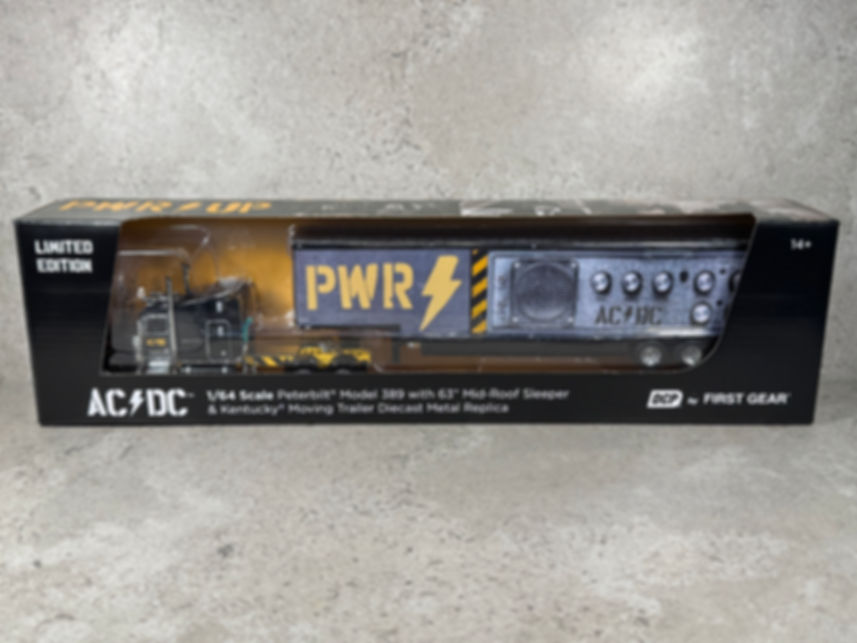1/64 Peterbilt 389 AC/DC Power Up Black