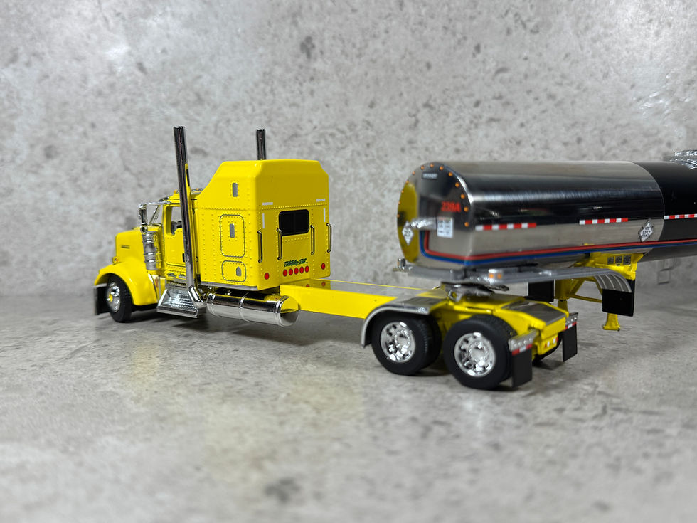 Thumbnail: 1/64 Kenworth W900L w/ Brenner Tank Trailer Double C Transport