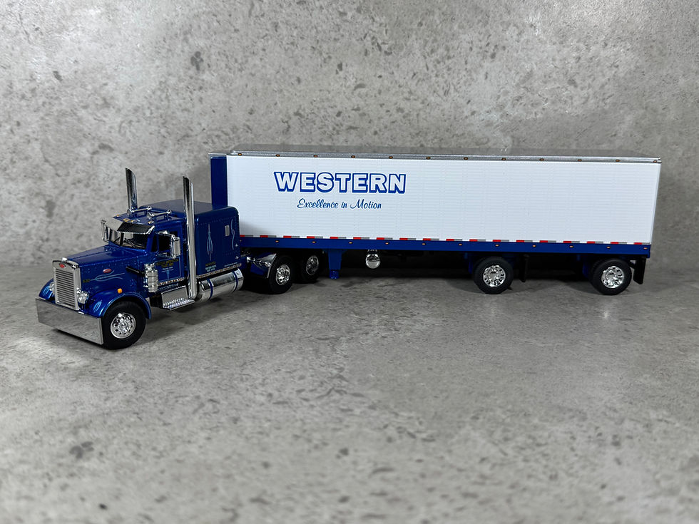 Thumbnail: 1/64 Peterbilt 351 w/ Reefer Trailer Western Distributing