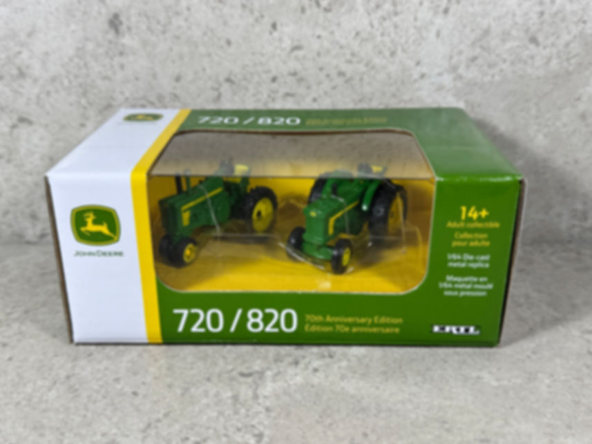 1/64 John Deere 720/820 70th Anniversary Set
