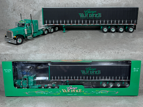 1/64 Peterbilt 379 w/ Utility Tautliner Trailer George Van Dyke