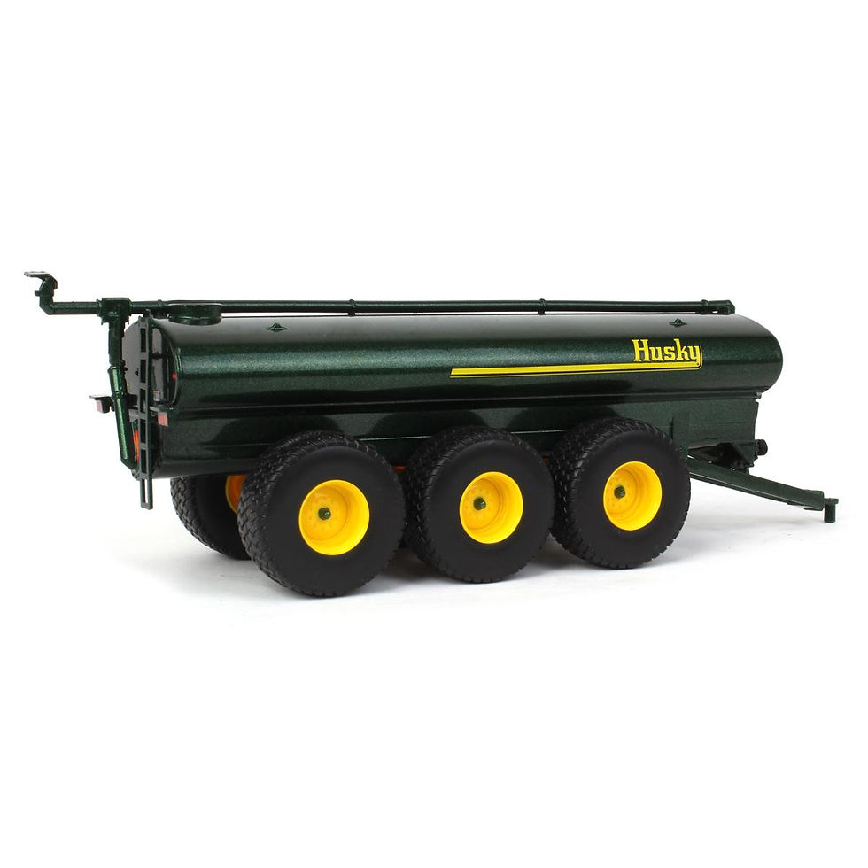 Thumbnail: 1/64 Metallic Green Husky 27500L Tri-Axle Liquid Manure Spreader