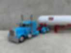 Thumbnail: 1/64 Peterbilt 389 w/ Mississippi LPG Tank Trailer Pete Transport Blue/Red