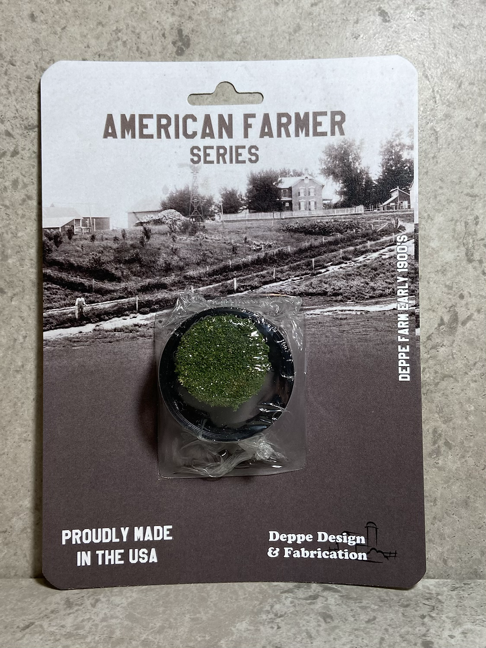 Thumbnail: 1/64 Round Bale Feeder w/ Bale-Black