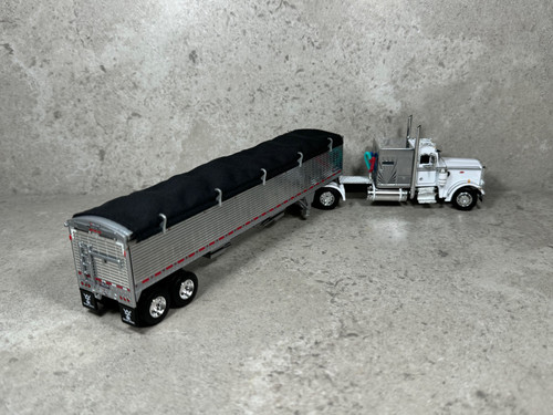 First Gear 1/64 Peterbilt 359 Sleeper 60 Con Rimorchio Wilson – Serie 60-1908