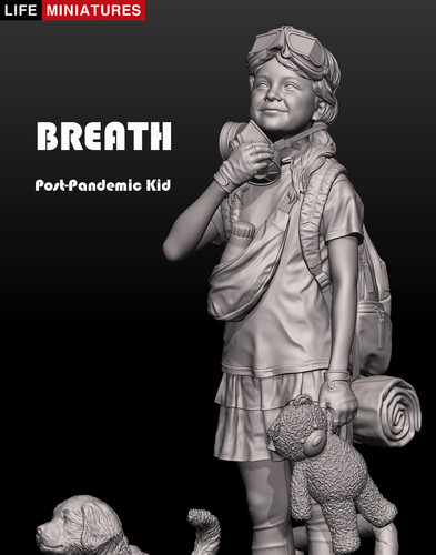 LIFE MINIATURES 1/12 BREATHE レジンフィギュア BREATH - Post Pandemic Kid (1/12 scale) | life-miniatures