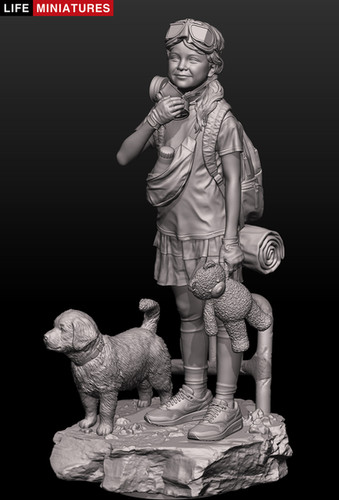 BREATH - Post Pandemic Kid (90mm scale) | life-miniatures