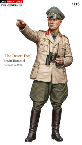 The Desert Fox' Erwin Rommel, North Africa 1942 (1/16 full size