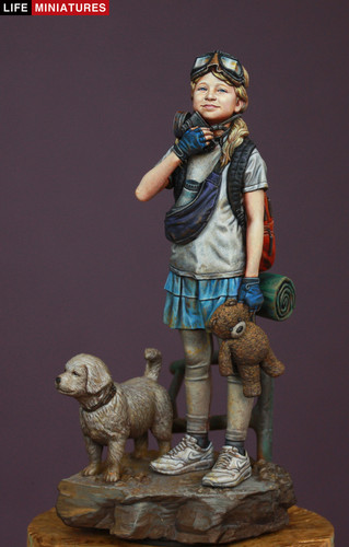 LIFE MINIATURES BREATH 1/12 レジンキット BREATH - Post Pandemic Kid (90mm scale) | life-miniatures