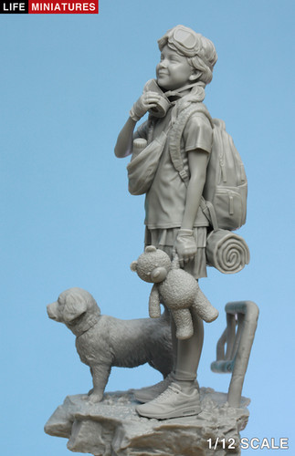 Life Miniatures 1/12 Breath ガレージキット BREATH - Post Pandemic Kid (1/12 scale) | life-miniatures