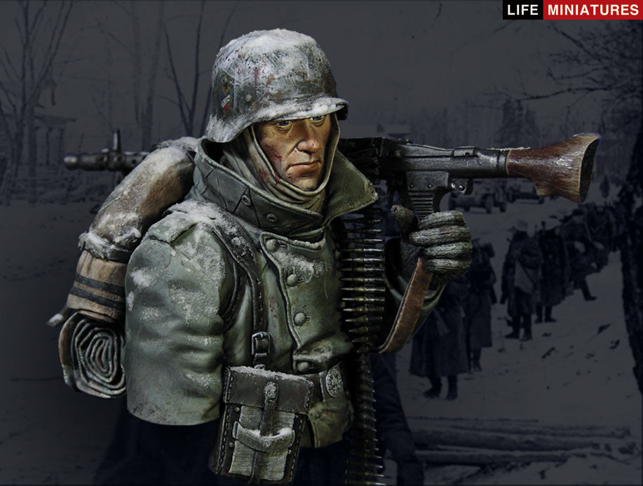 Thumbnail: Confronted with "General Winter" WW2 German MG34 Gunner, Outskirts of Moscow