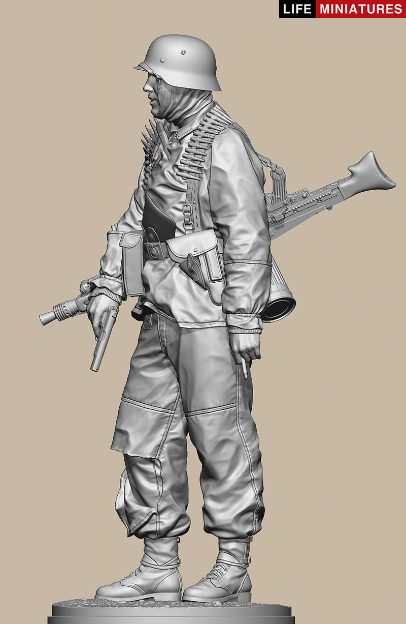 Thumbnail: Ambush at Poteau, MG 42 gunner of KG Hansen  (1/16 scale full size) )