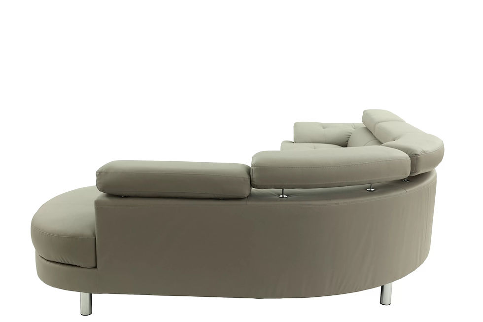 Thumbnail: Light Gray 2-Piece Sectional Sofa Set — F6984