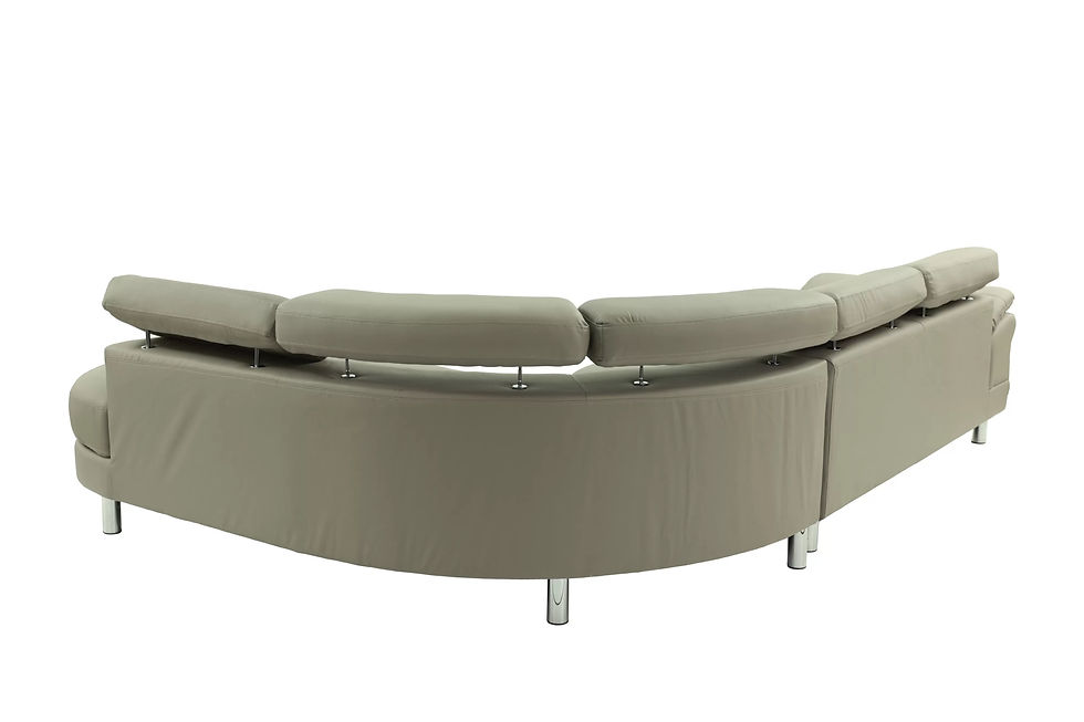 Thumbnail: Light Gray 2-Piece Sectional Sofa Set — F6984