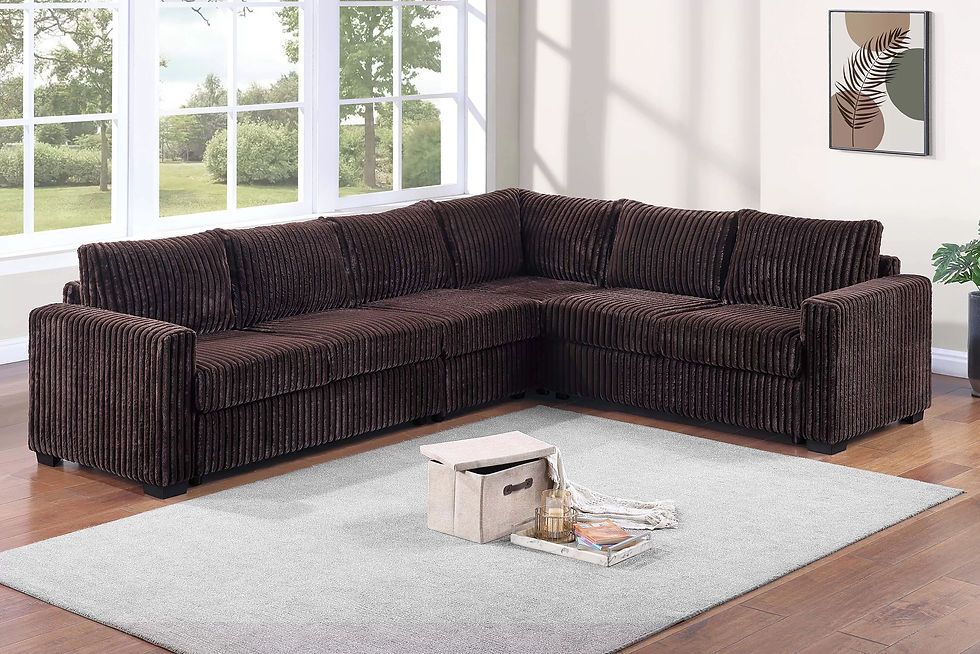 Thumbnail: Coffee 4-Piece Sectional Set — F8336