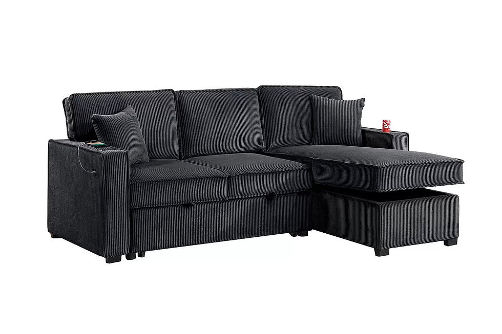 Thumbnail: F8544 Beige Convertible Sectional