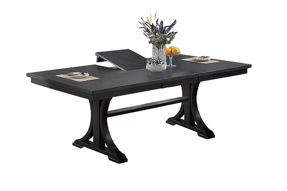 Thumbnail: Charcoal Butterfly-Leaf 5-Piece Dining Set