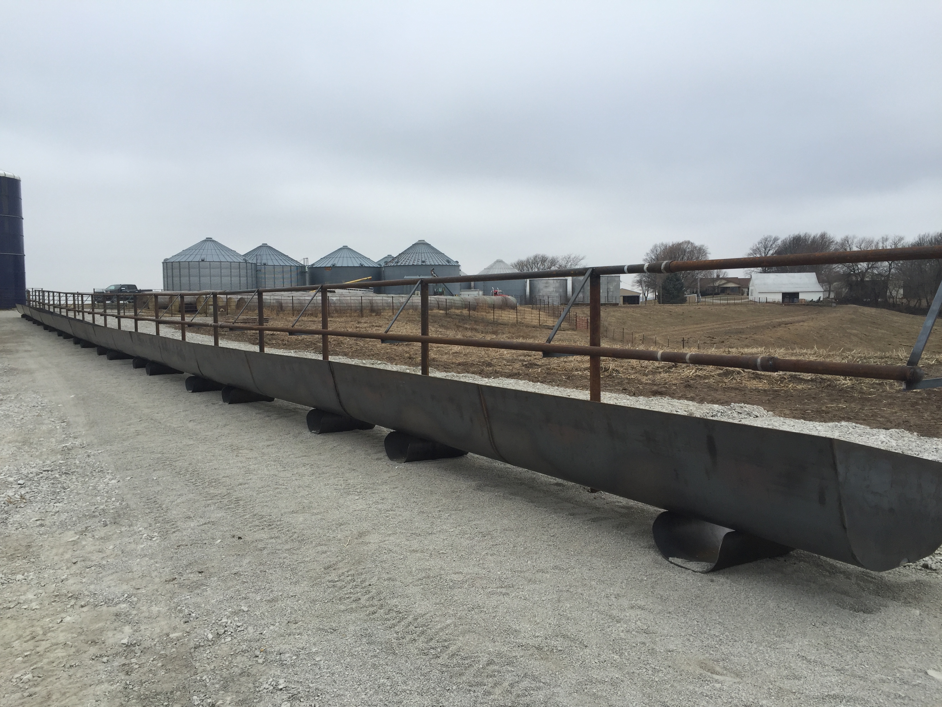 Fence Line Feeders For Cattle