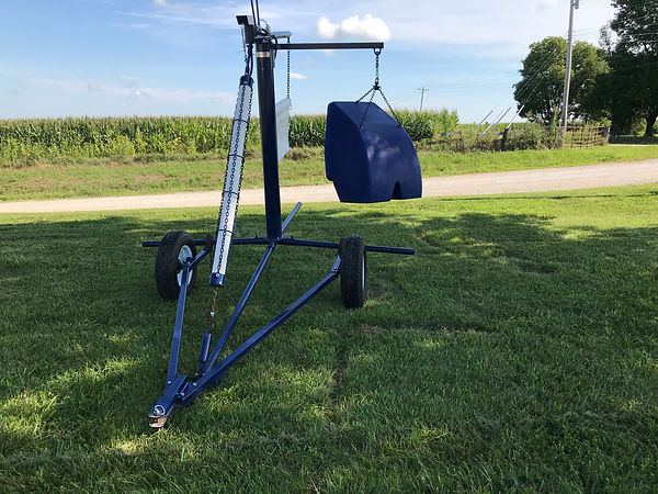 Lewis Cattle Oiler with Wheel kit