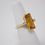 Thumbnail: 14k Gold Natural Citrine Quartz Ring