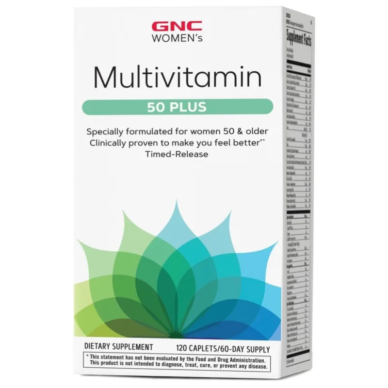 GNC – Multivitamínico Women’s 50 Plus – 120 Cápsulas