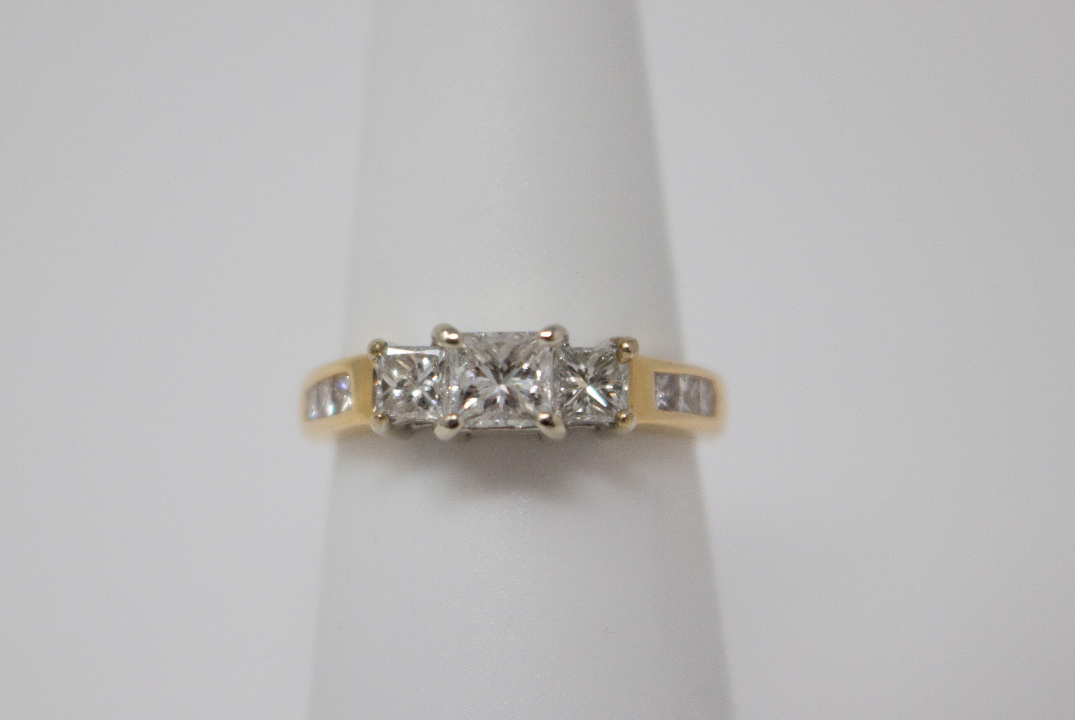 14k Gold Diamond Engagement Ring