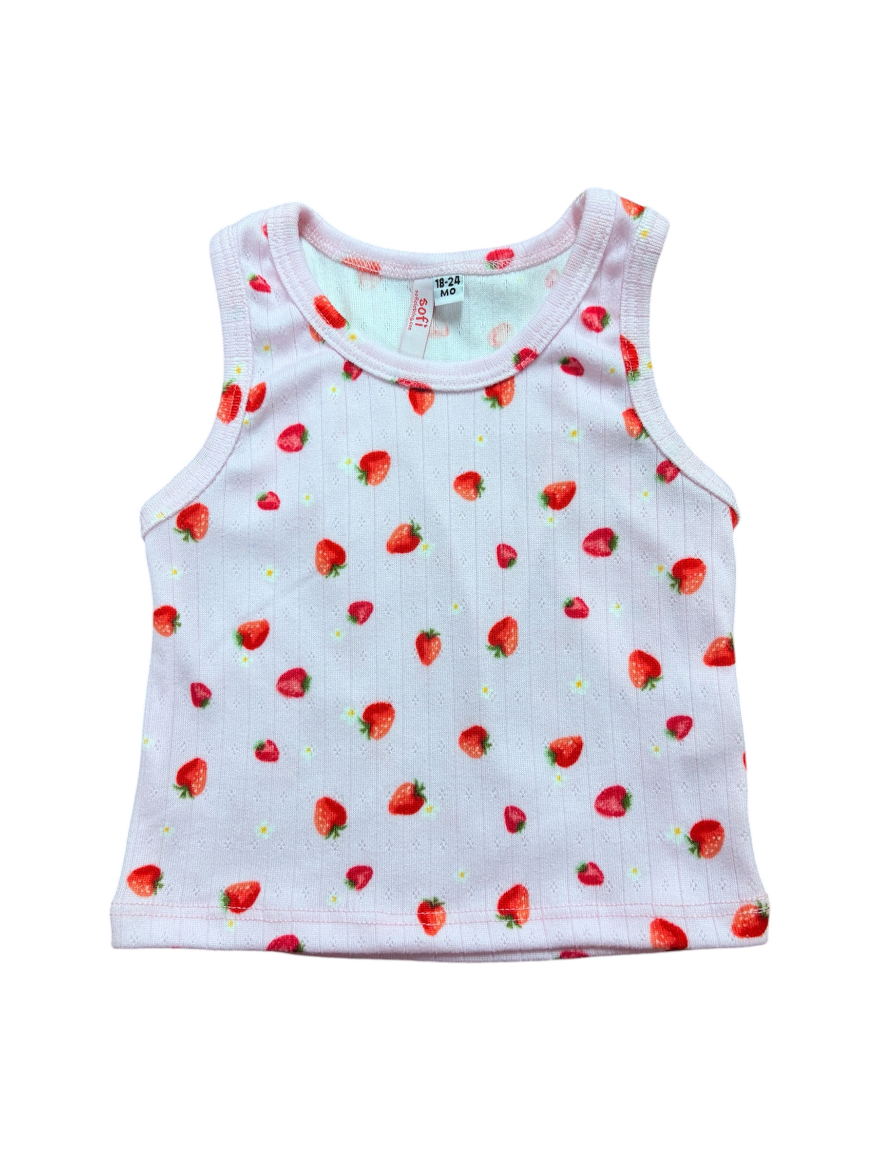 Pink StrawberryTank Top