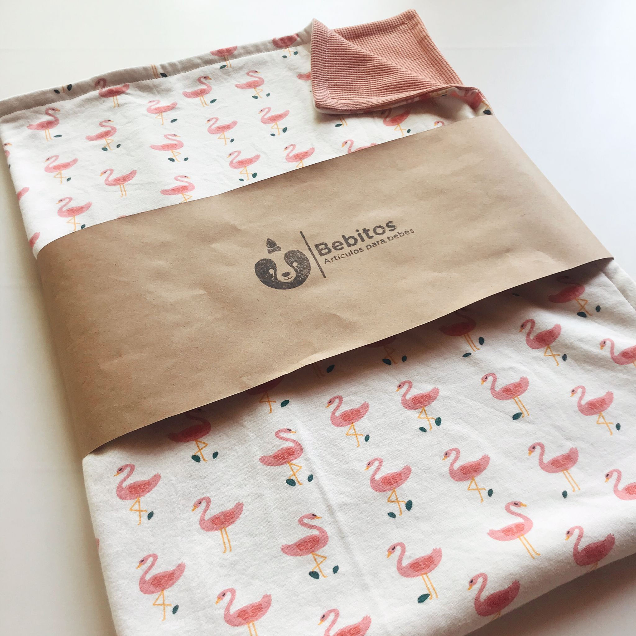 Manta algodón y punto abeja