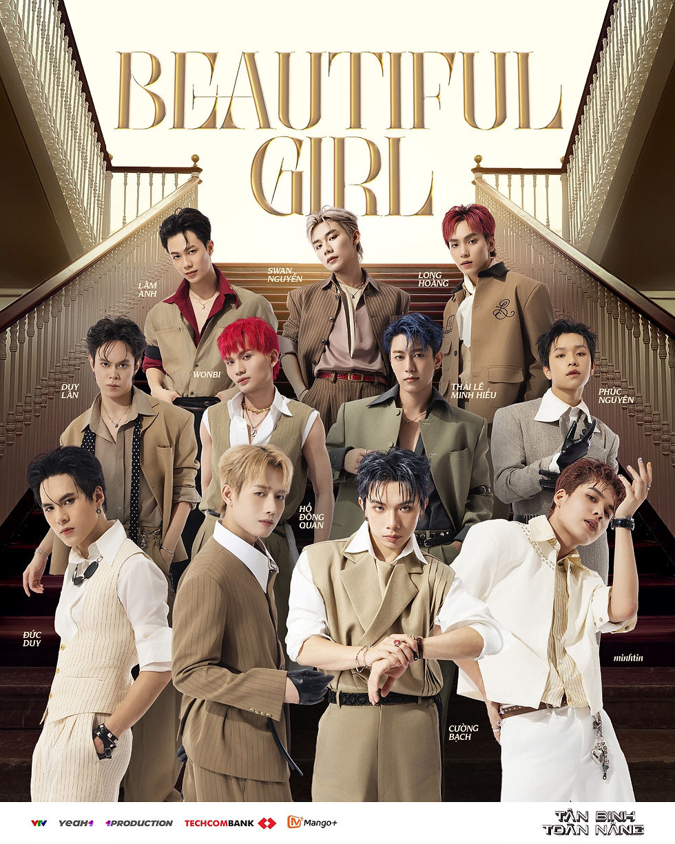 Key Visual Công Diễn 2 của Cường Bạch tại Tân Binh Toàn Năng - Show It All. Tiết mục Beautiful Girl.