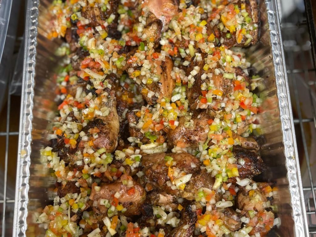 Arranged Food and Objects