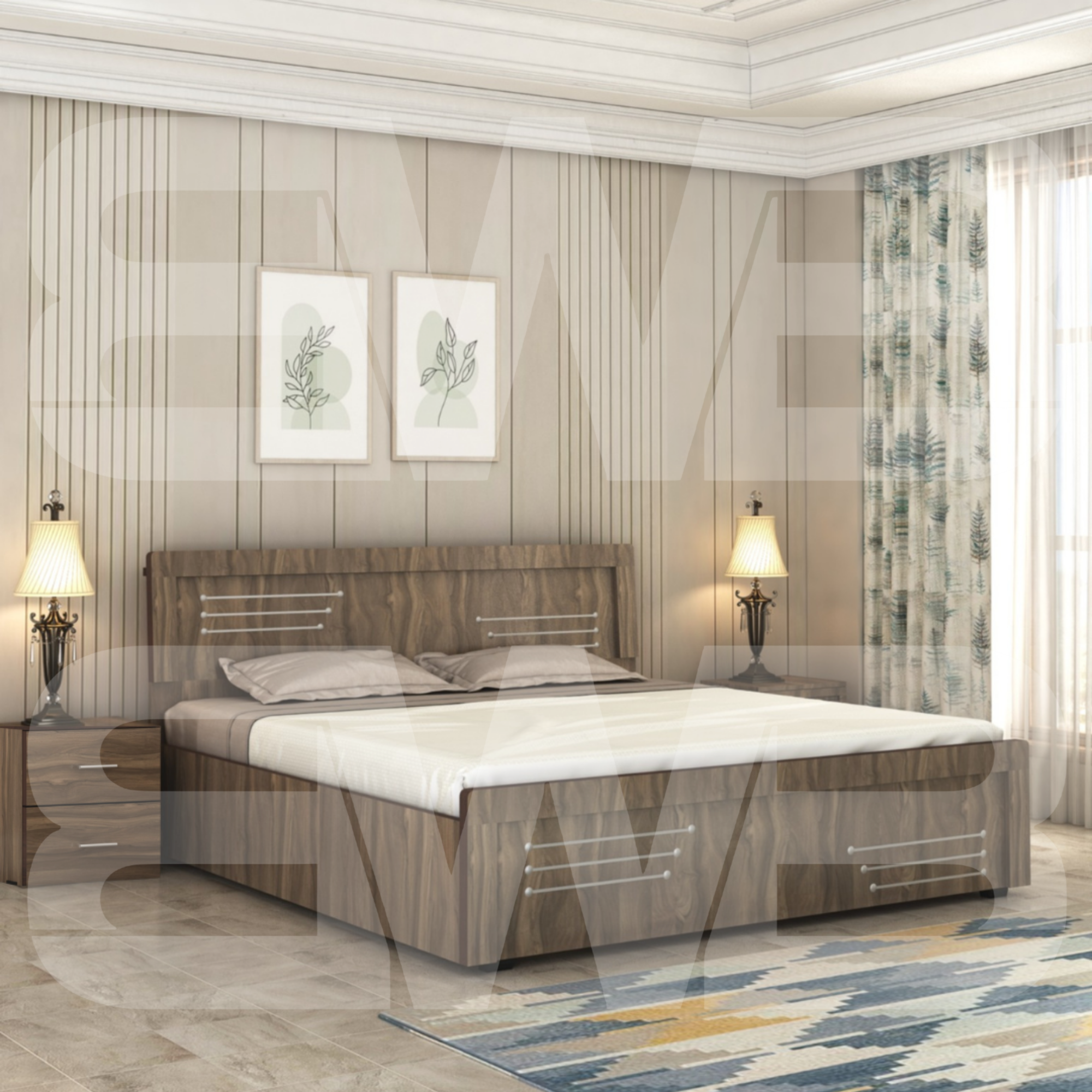 King Double Box Bed