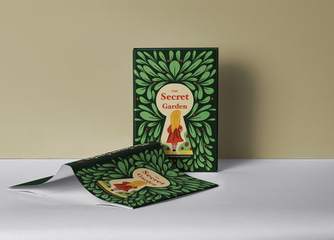 The Secret Garden Book Sleeve and inside