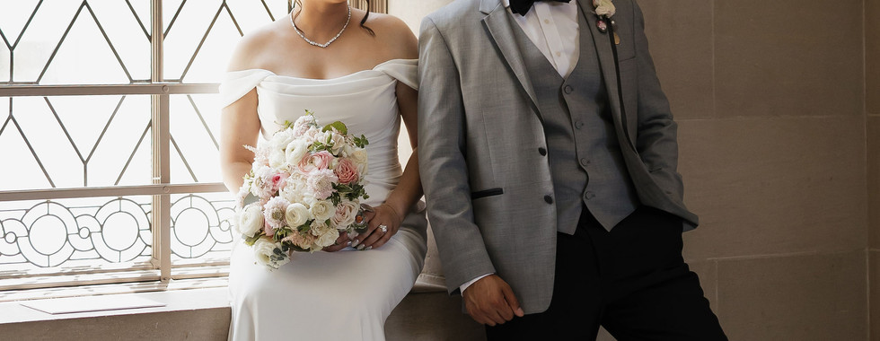 Bride and Groom in San Francisco City Hall