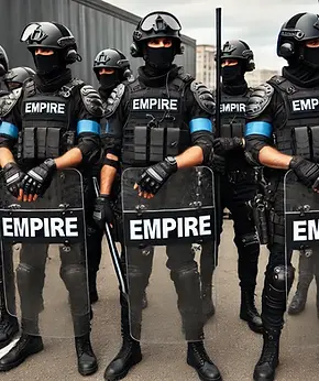 DALL·E 2025-03-07 03.22.23 - Several modern soldiers dressed in full black tactical gear w