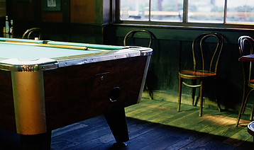Pool Table in Bar