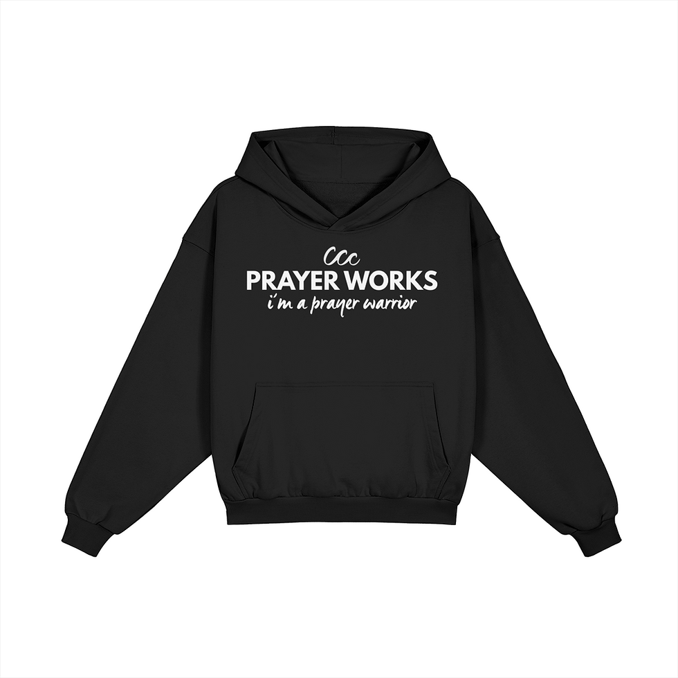 Thumbnail: Prayer Warrior Hoodie Dark