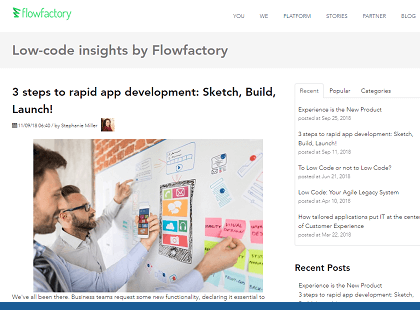 3 steps to rapid app development