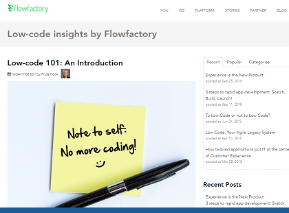 Low-code 101: An introduction