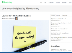 Low-code 101: An introduction