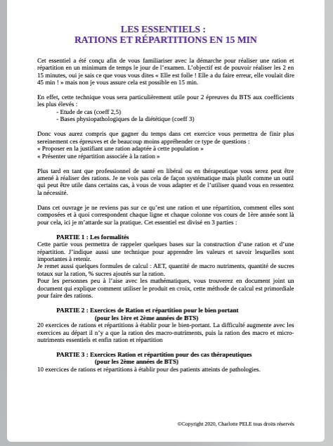 Miniature : Pack Epreuve Etude de cas