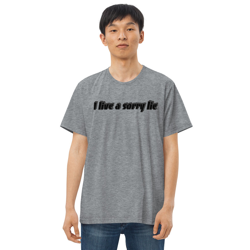 Miniatura: I live a sorry Lie- design by ita xavier