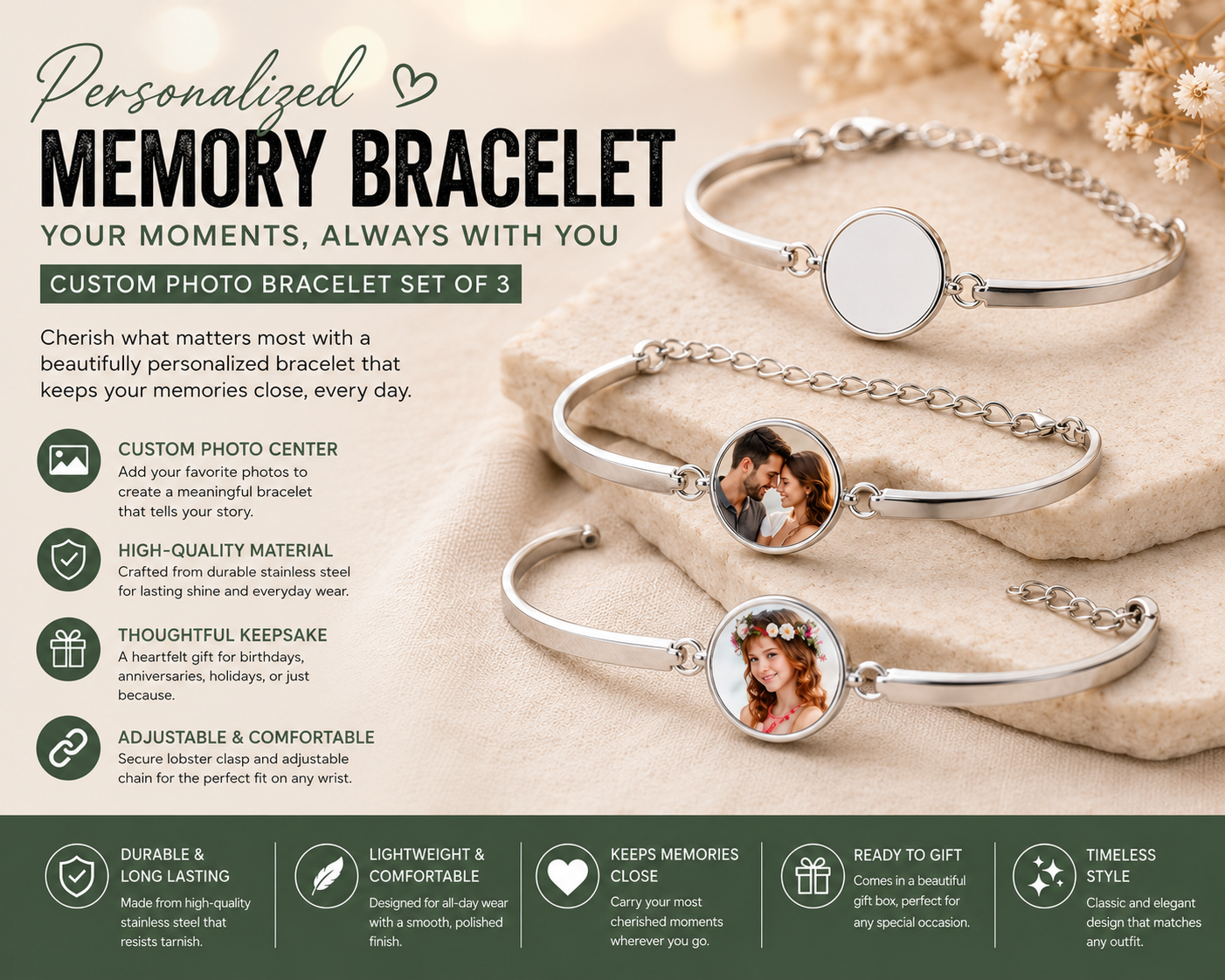 Memory Disk Bracelet
